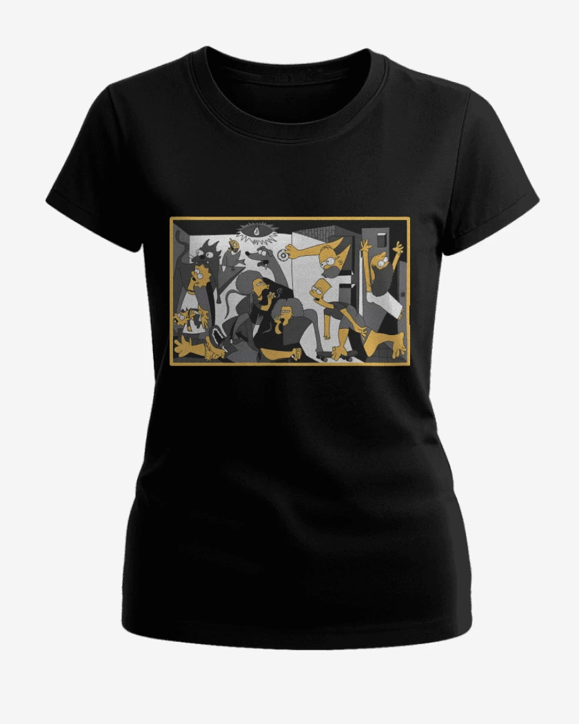 Polera de Mujer Negro de Los Piccasons