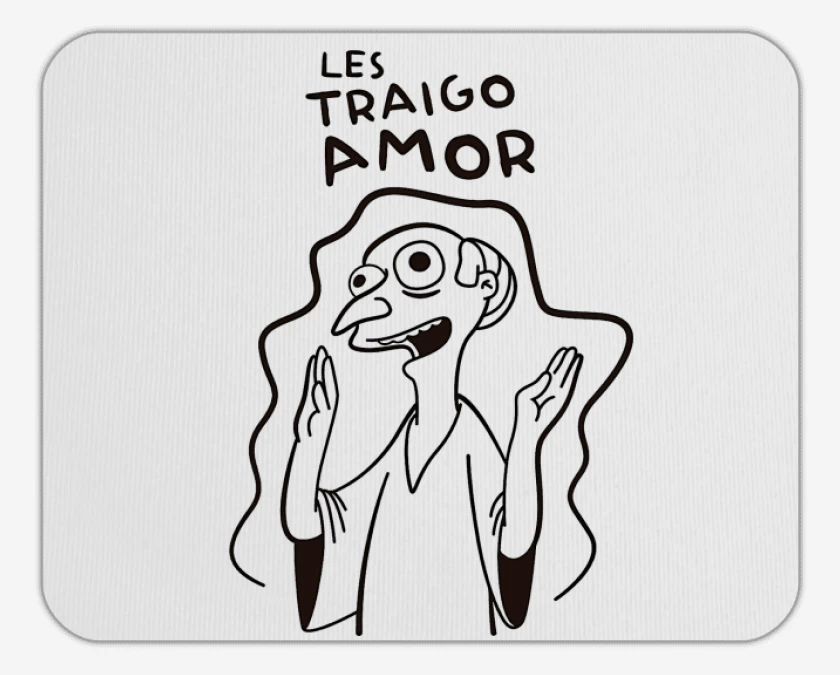 Mousepad Les Traigo Amor