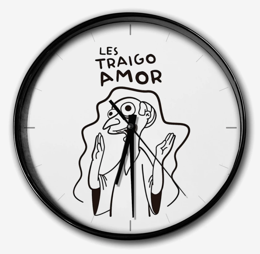 Reloj Blanco de Les Traigo Amor