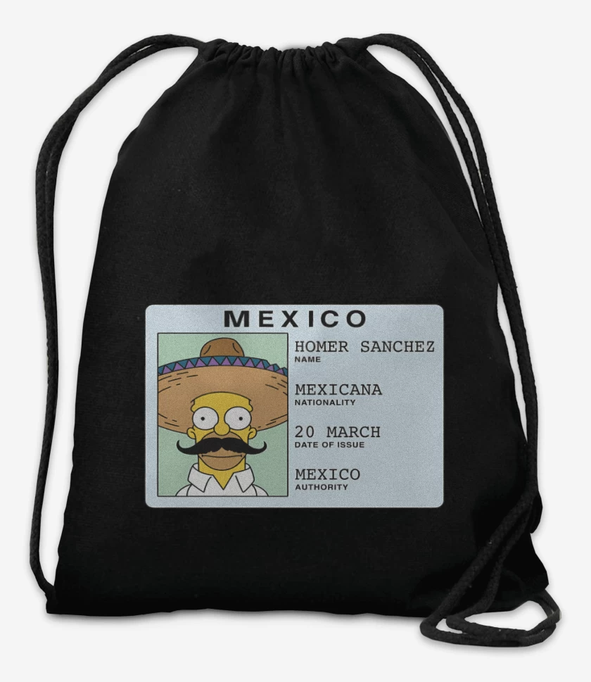 Mochila Negro de Homer Sanchez