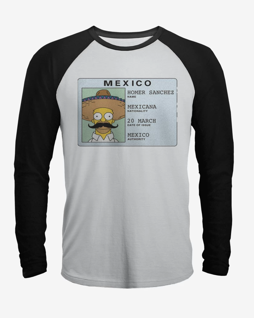 Polera Raglan Homer Sanchez