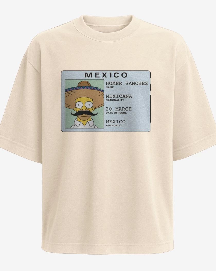 Polera Oversize Homer Sanchez
