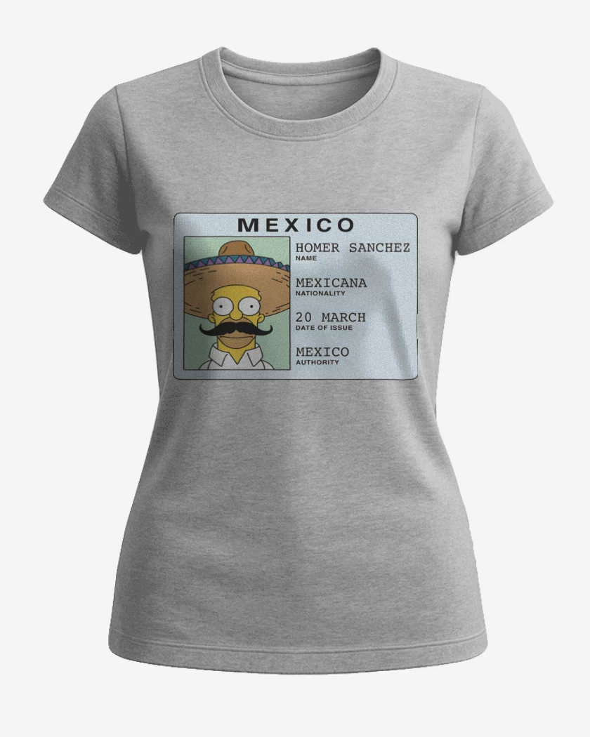 Polera de Mujer Gris Melange de Homer Sanchez