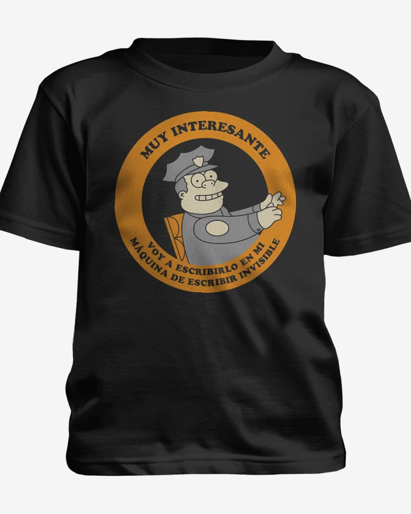 Polera de niño Negro de Muy Interesante