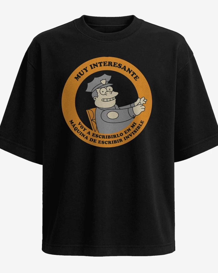 Polera Oversize Muy Interesante
