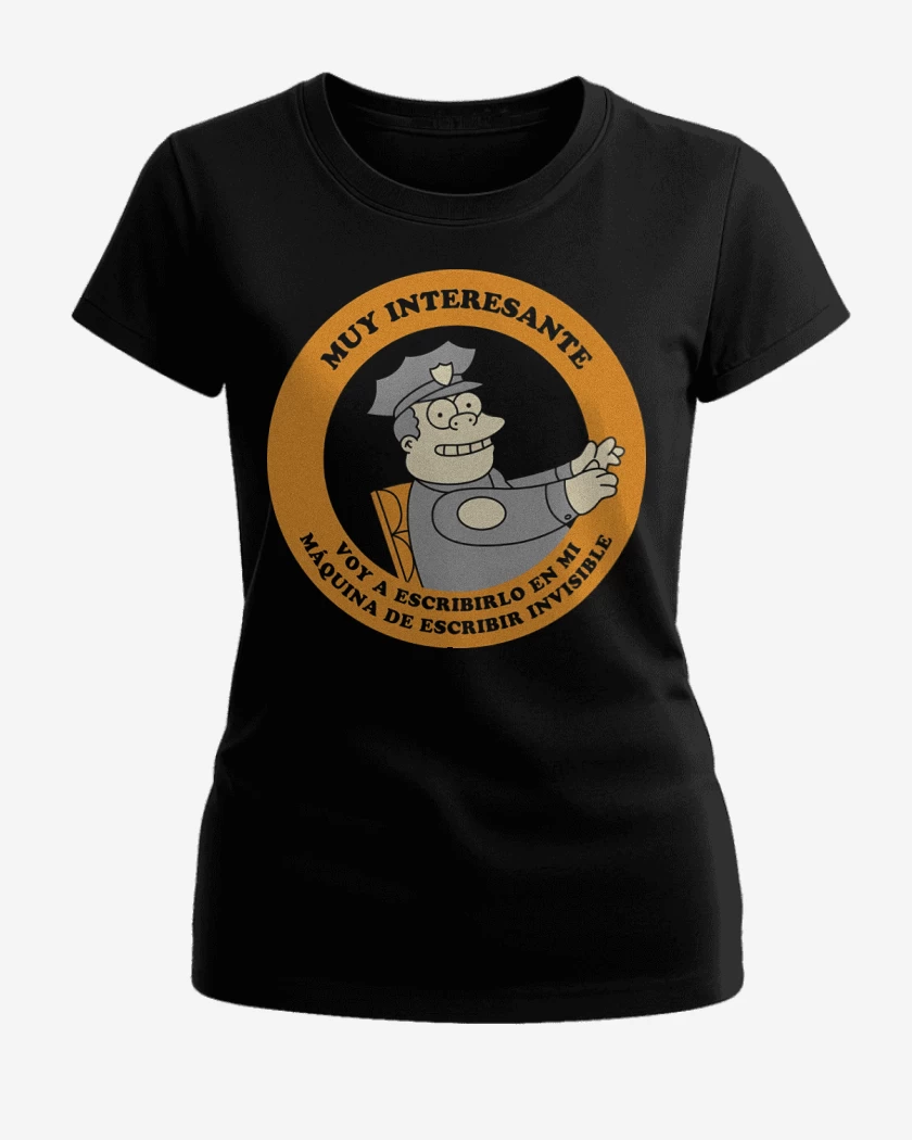 Polera de Mujer Negro de Muy Interesante