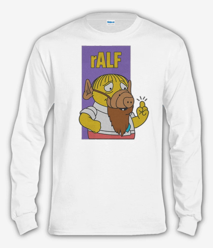 Polera manga larga Blanco de rALF