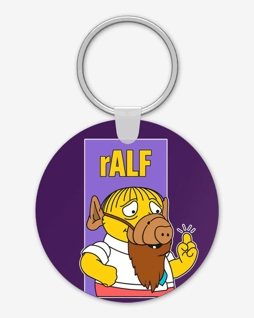 Llavero Morado de rALF