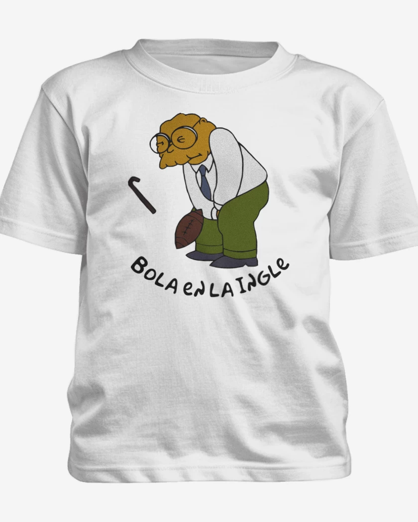 Polera de niño Blanco de Bola en la Ingle