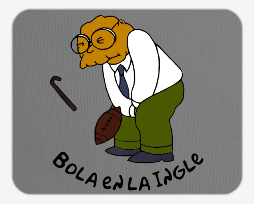 Mousepad Bola en la Ingle