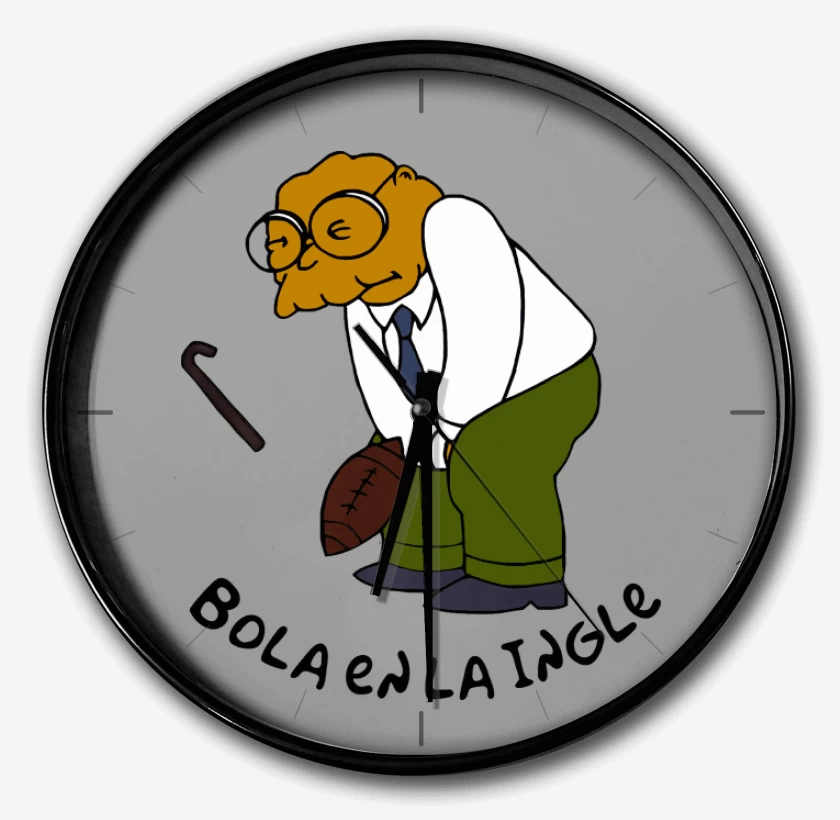 Reloj Gris Melange de Bola en la Ingle