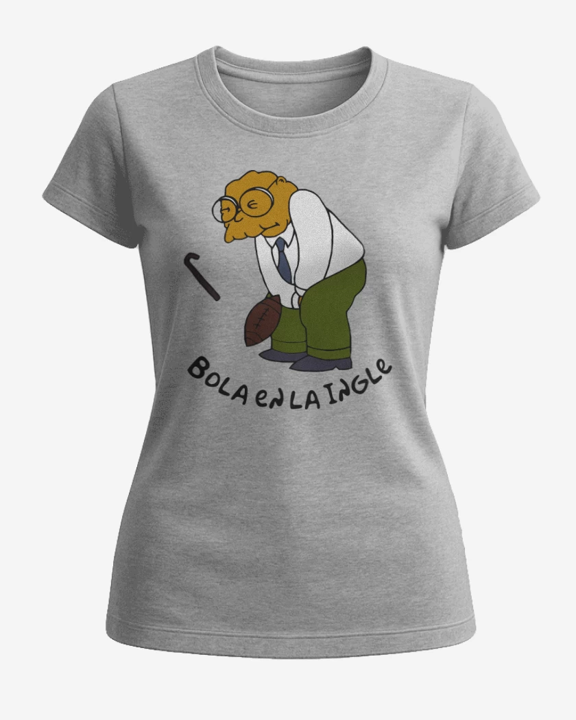 Polera de Mujer Gris Melange de Bola en la Ingle