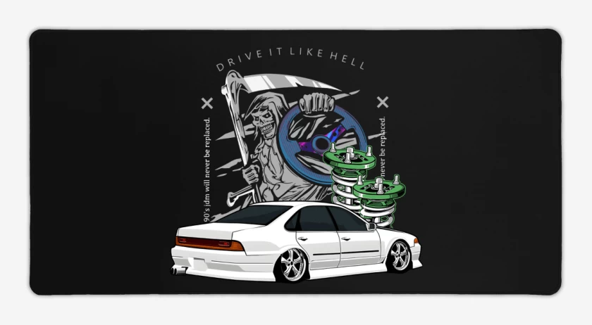Mouse pad Gamer Negro de Drive it like Hell