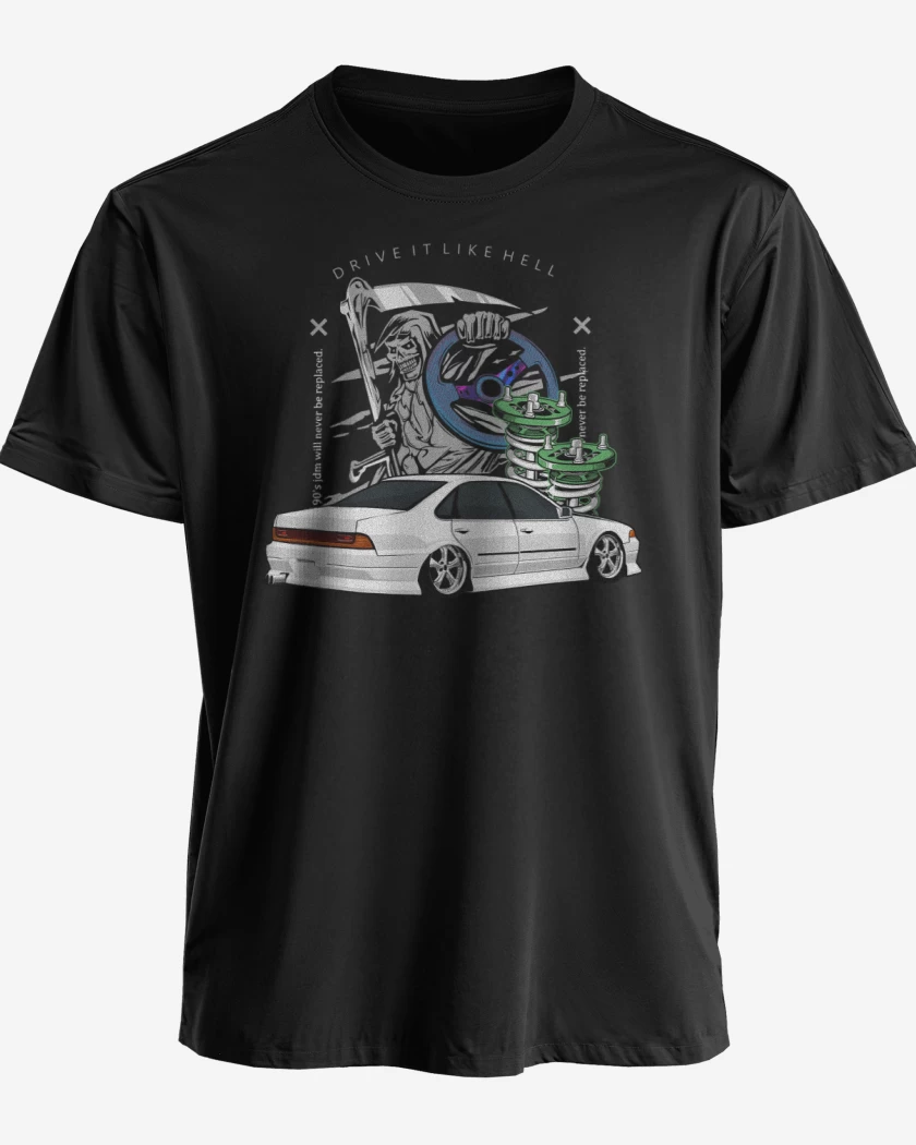 Polera premium Negro de Drive it like Hell