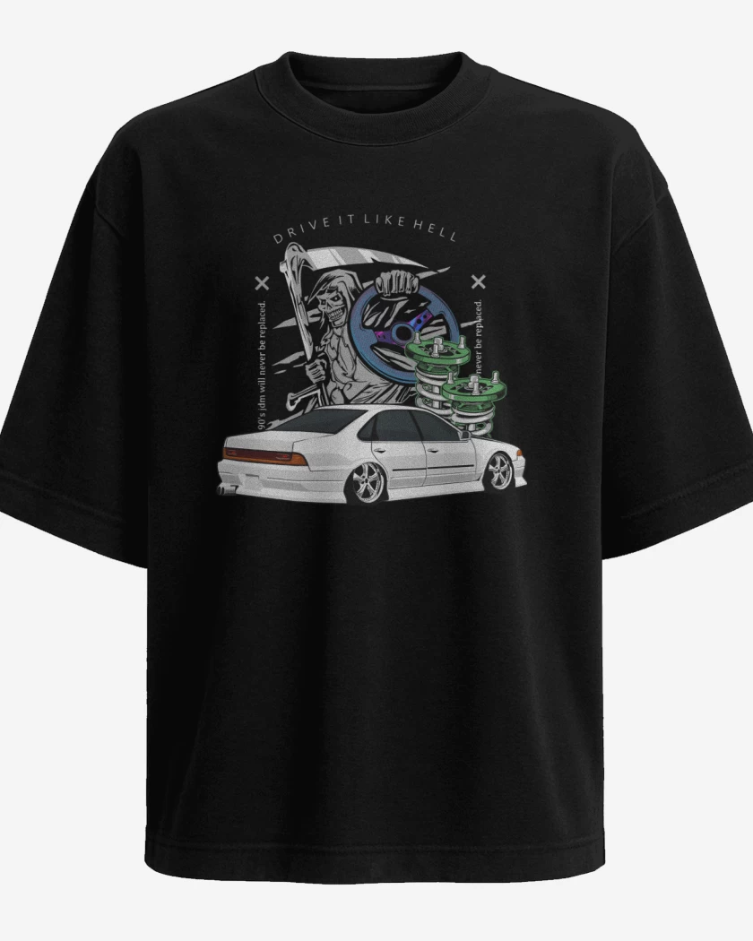 Polera Oversize Drive it like Hell