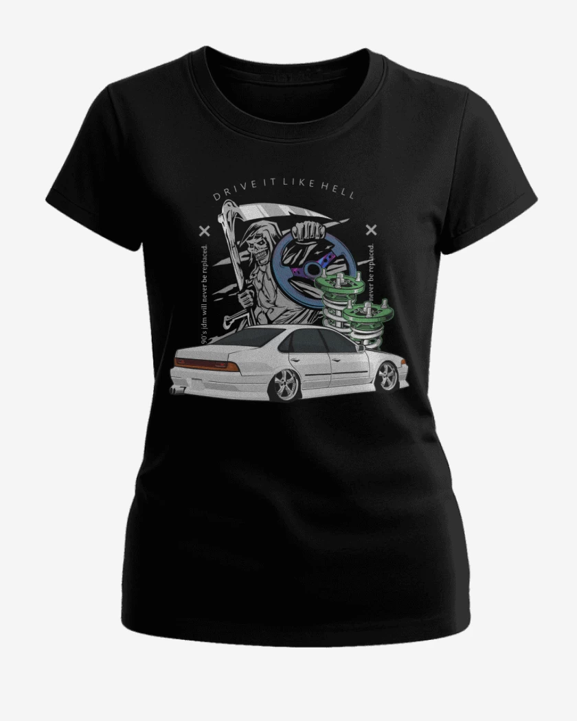 Polera de Mujer Negro de Drive it like Hell