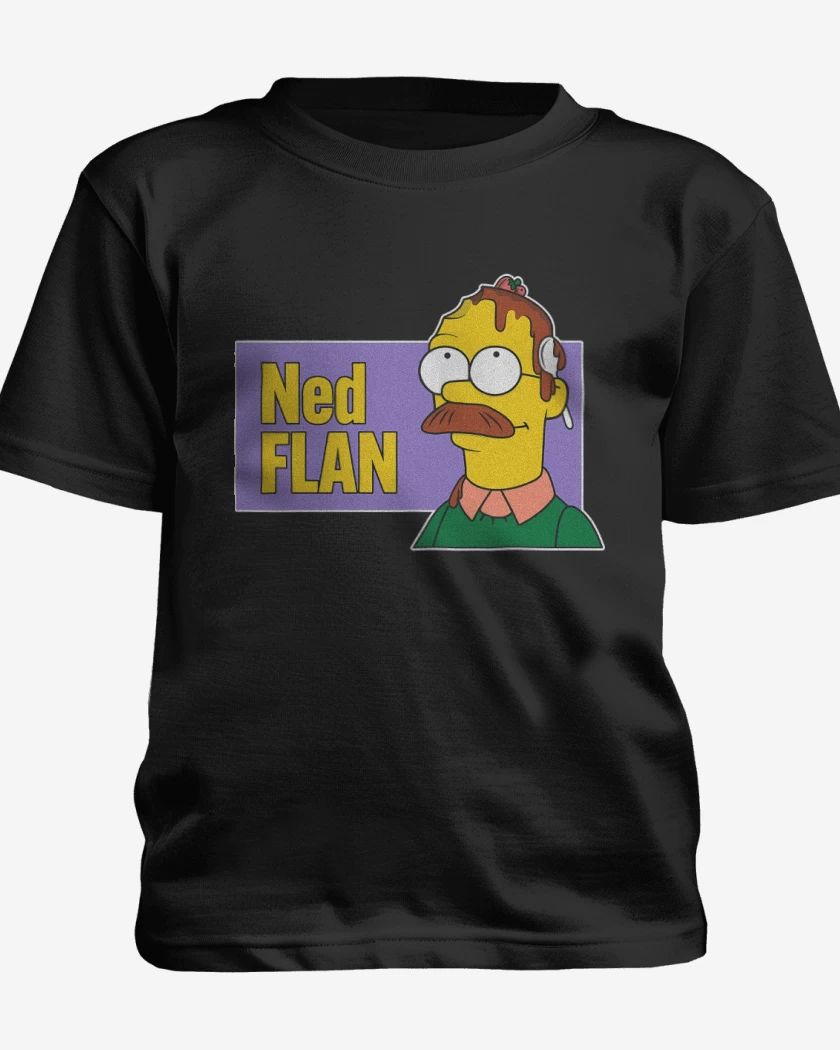 Polera de niño Negro de Ned Flan
