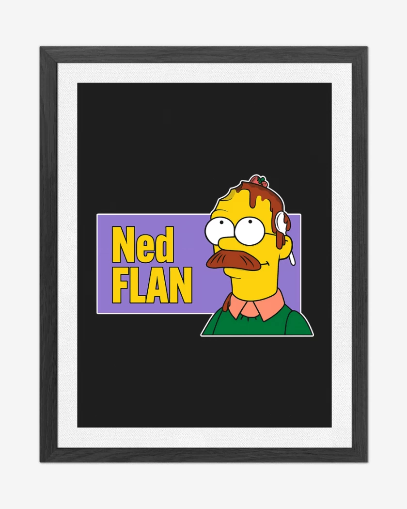 Cuadro decorativo Negro de Ned Flan