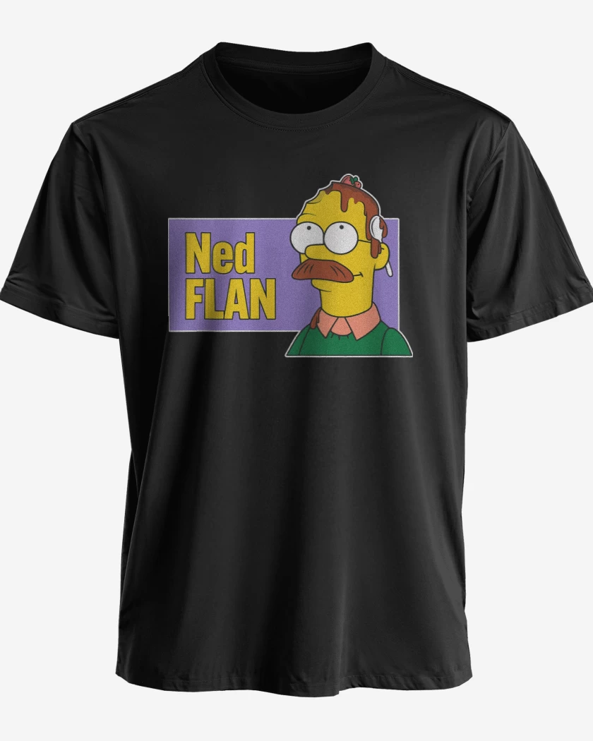 Polera premium Negro de Ned Flan