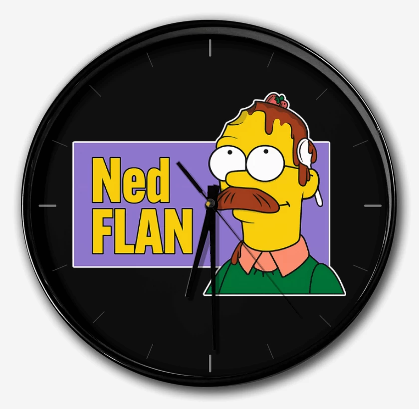 Reloj Negro de Ned Flan