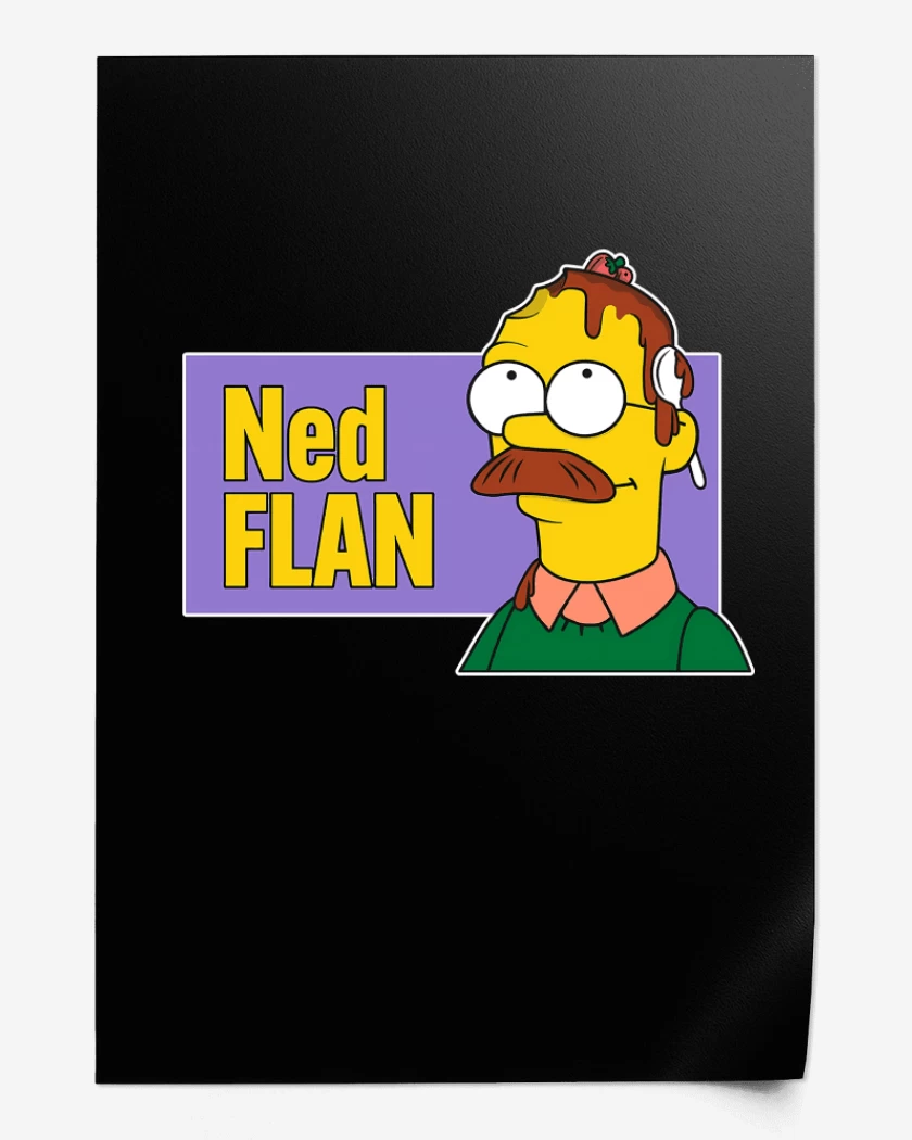 Print Ned Flan