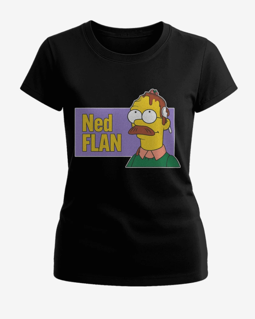 Polera de Mujer Negro de Ned Flan