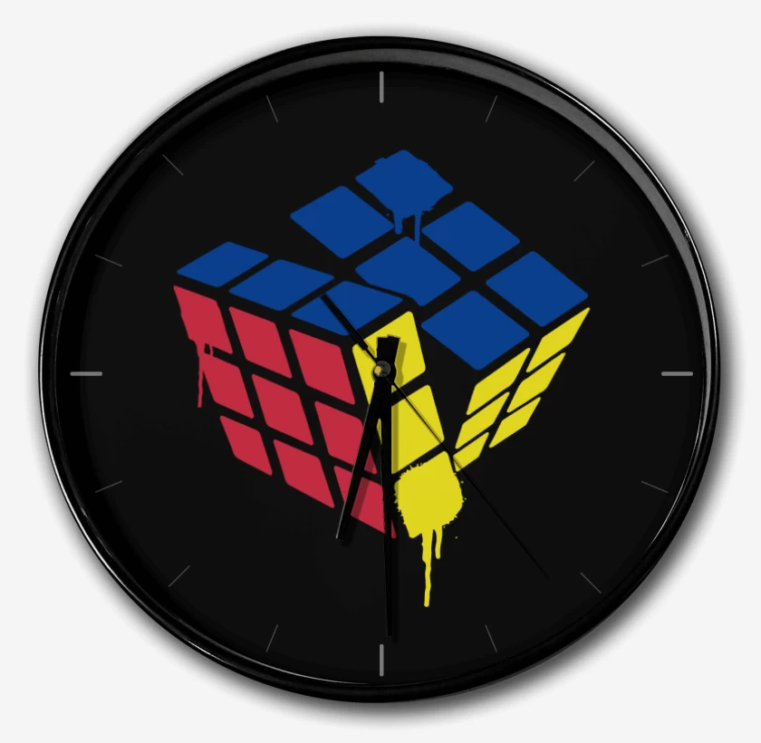 Reloj Rubik simple