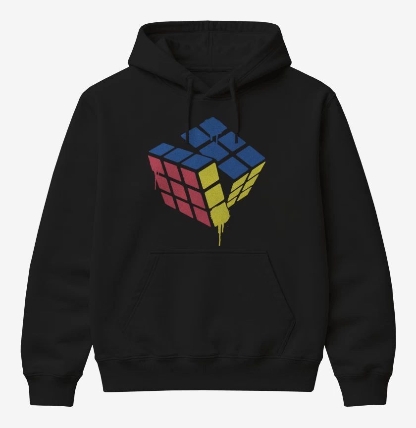 Poleron Canguro básico Rubik simple