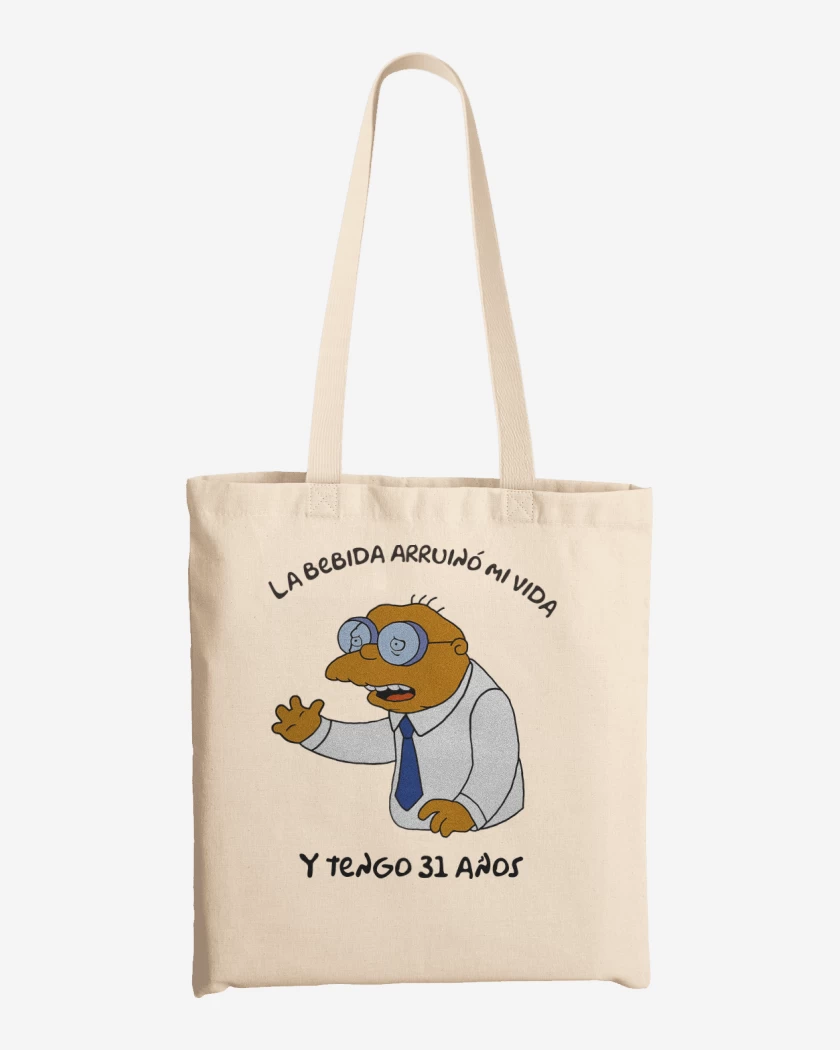 Totebag La Bebida Arruinó mi Vida