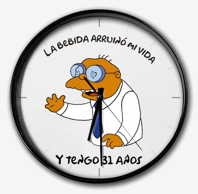 Reloj La Bebida Arruinó mi Vida