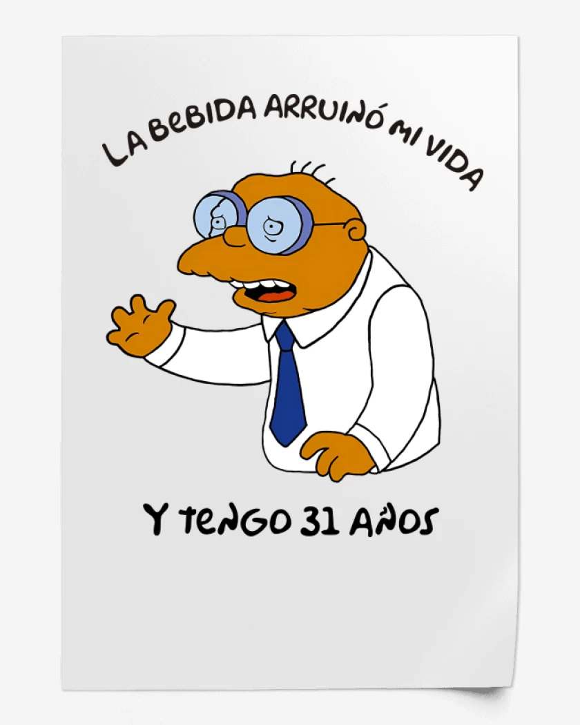Print La Bebida Arruinó mi Vida