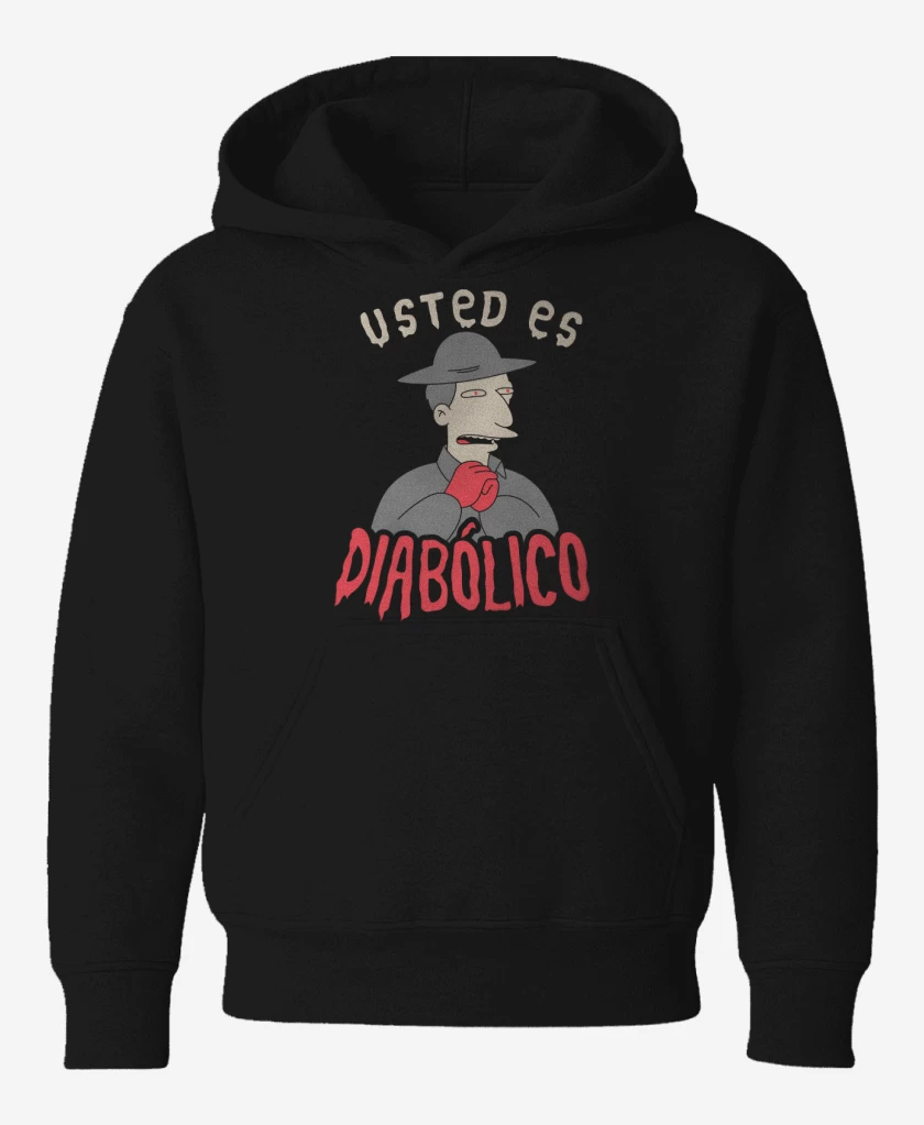 Poleron de niño Negro de Usted es Diabólico