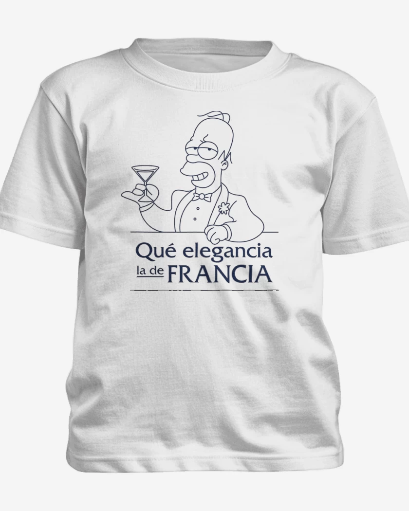 Polera de niño Blanco de Qué elegancia la de Francia