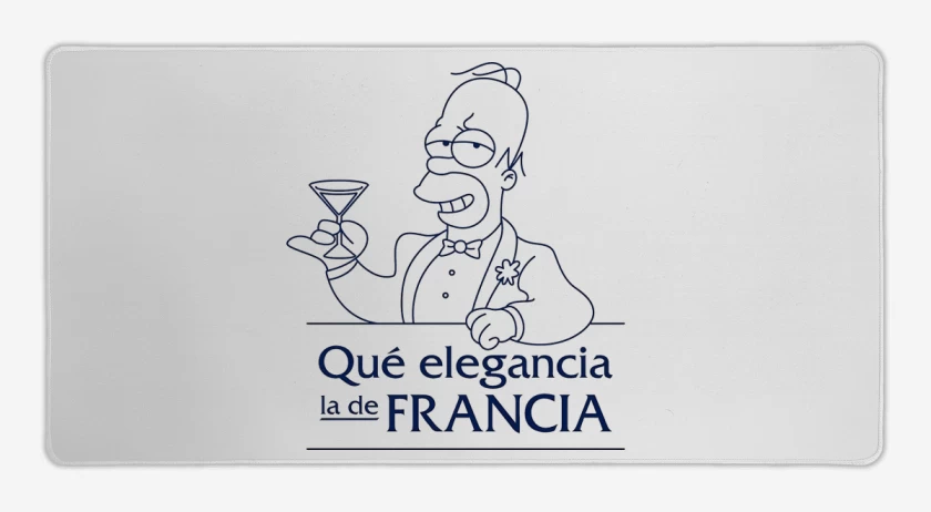 Mouse pad Gamer Qué elegancia la de Francia