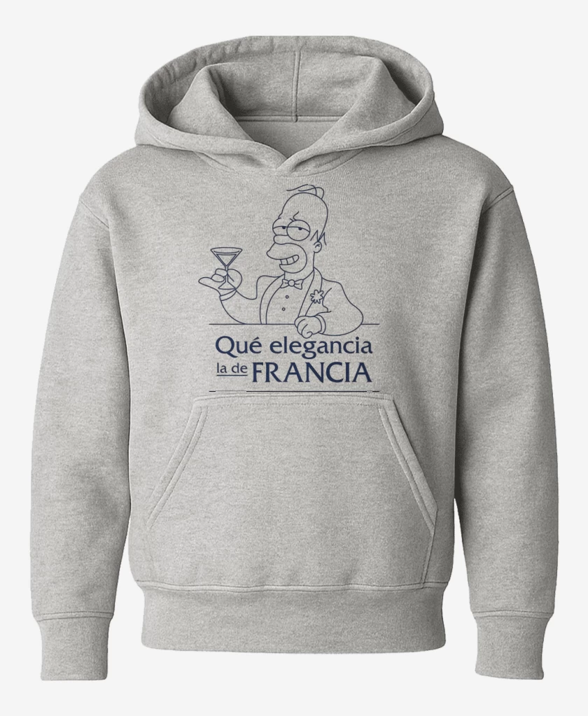 Poleron de niño Gris Melange de Qué elegancia la de Francia
