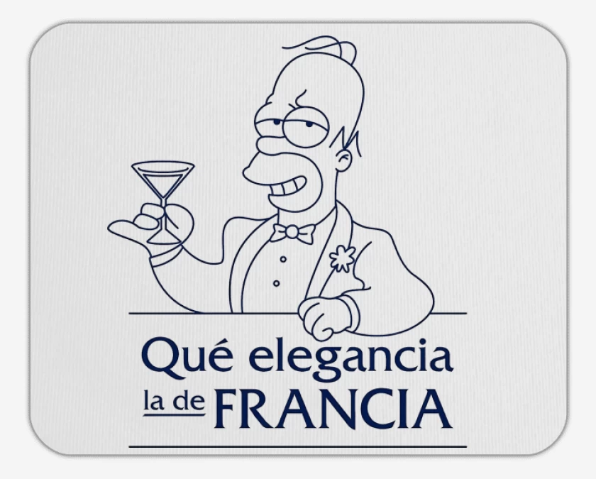 Mousepad Qué elegancia la de Francia