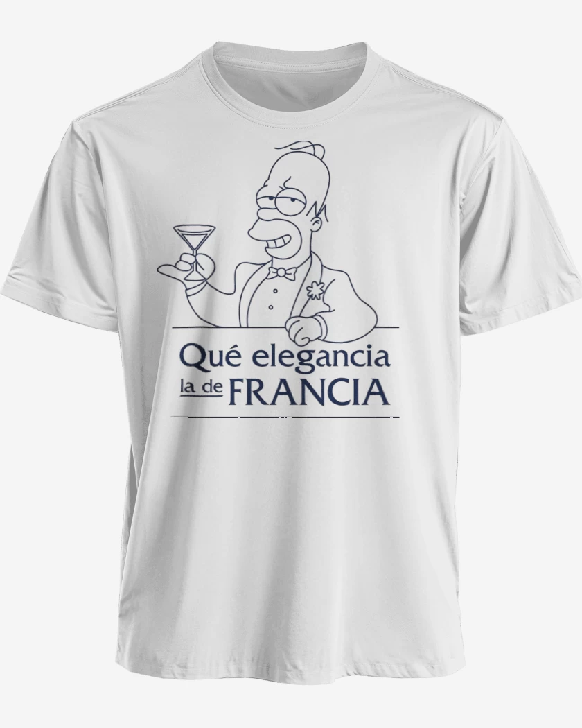 Polera premium Blanco de Qué elegancia la de Francia