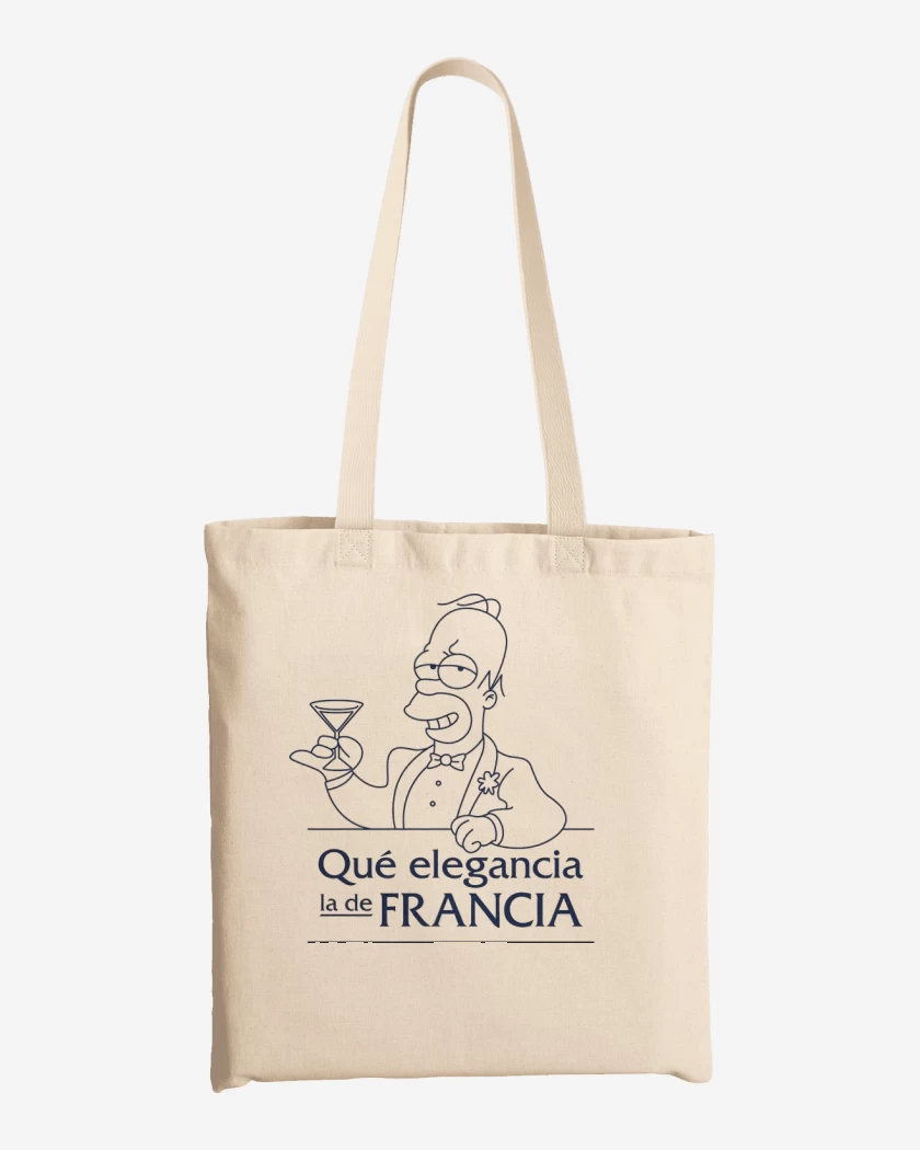 Totebag Qué elegancia la de Francia