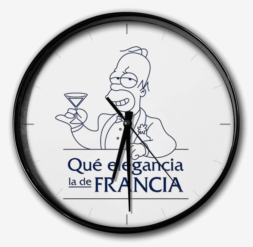 Reloj Qué elegancia la de Francia