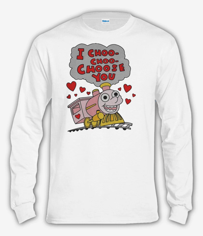 Polera manga larga Blanco de Trencito Choo Choo