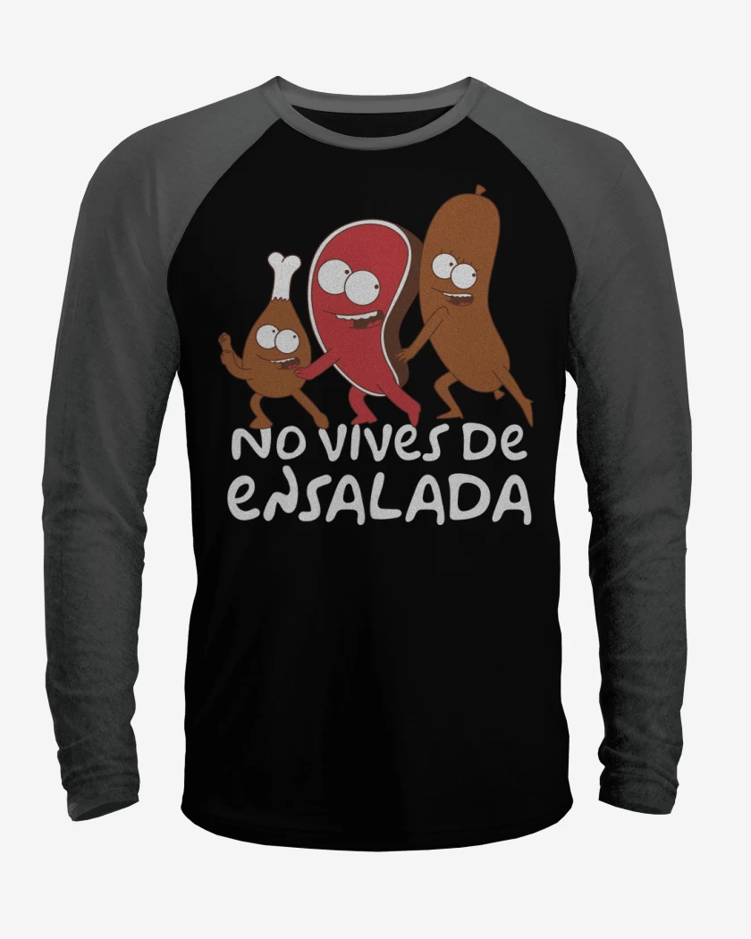 Polera Raglan No vives de Ensalda
