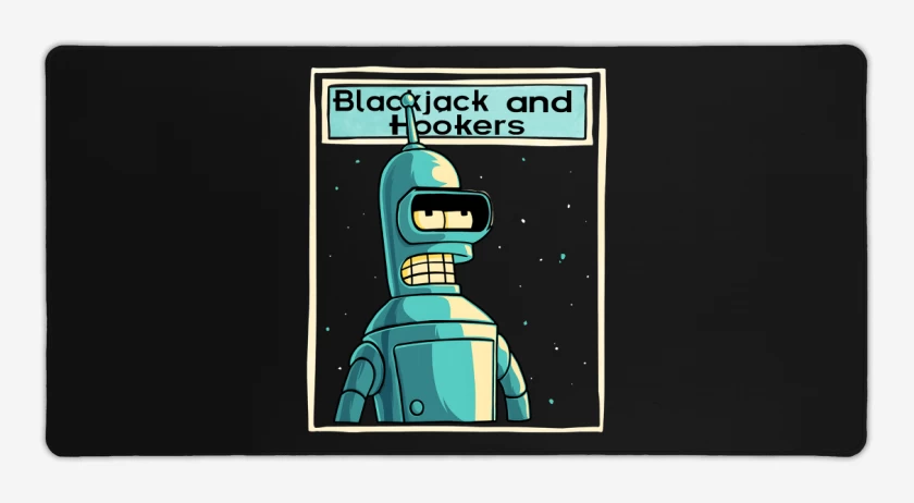 Mouse pad Gamer Blackjack and hookers