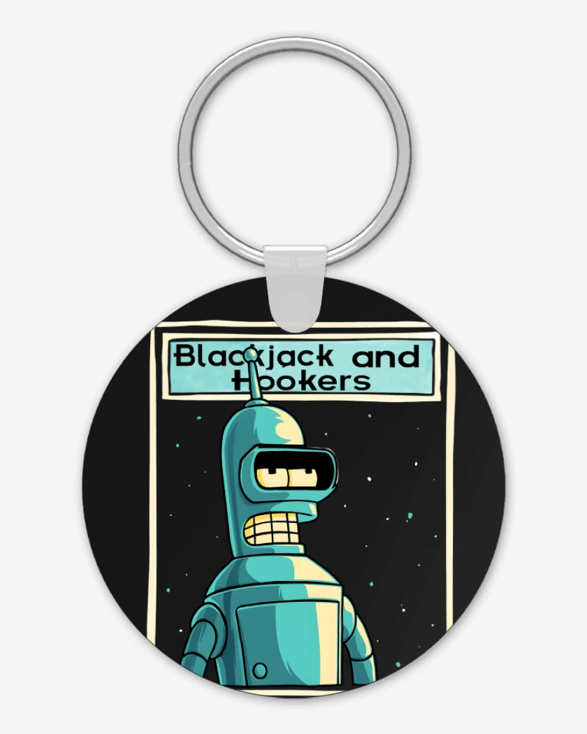Llavero Blackjack and hookers