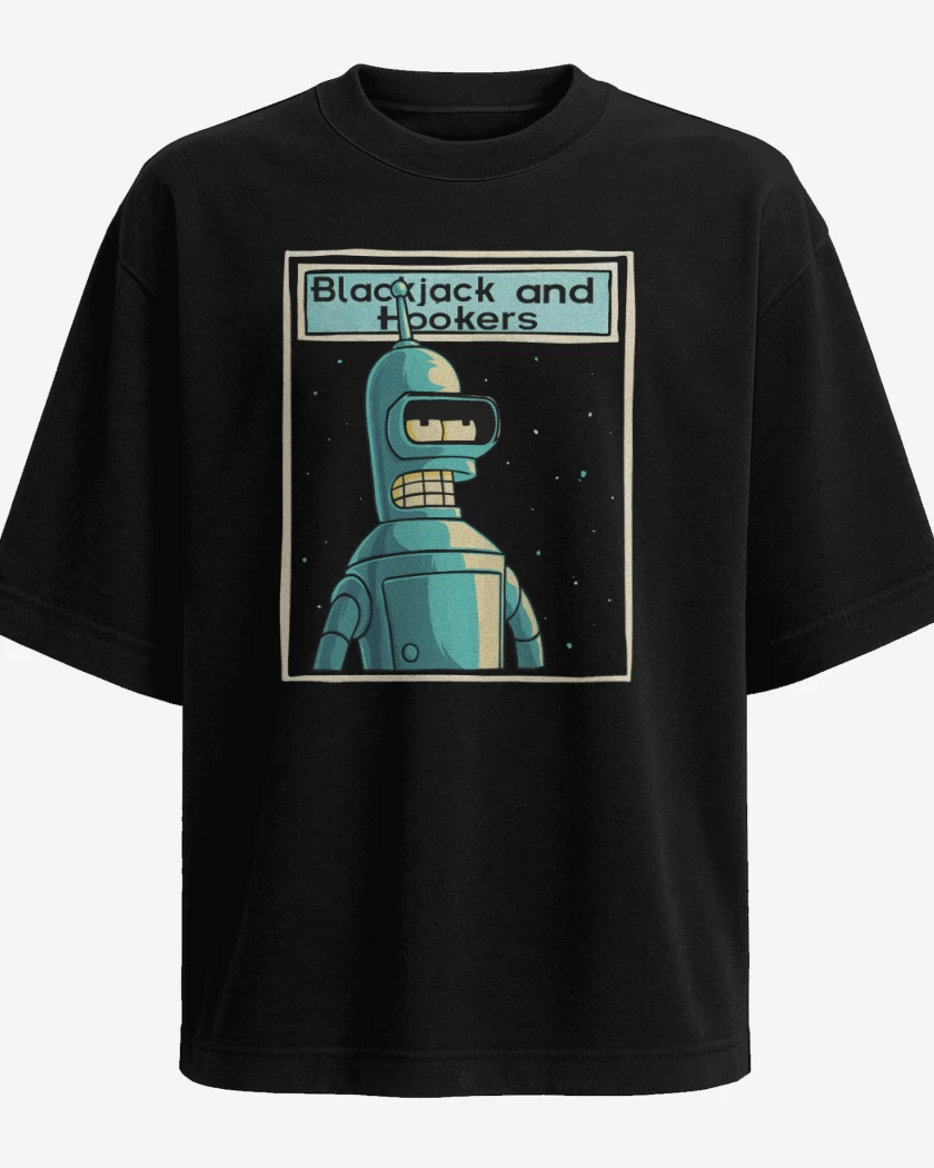 Polera Oversize Blackjack and hookers