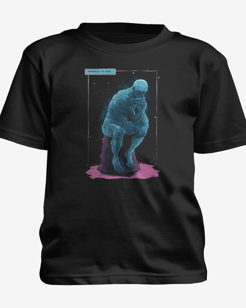 Polera de niño Negro de Doctor Manhattan