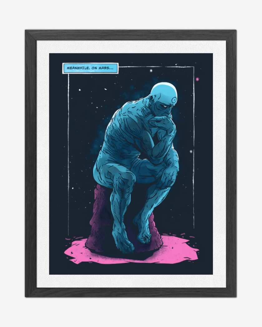 Cuadro decorativo Azul Marino de Doctor Manhattan