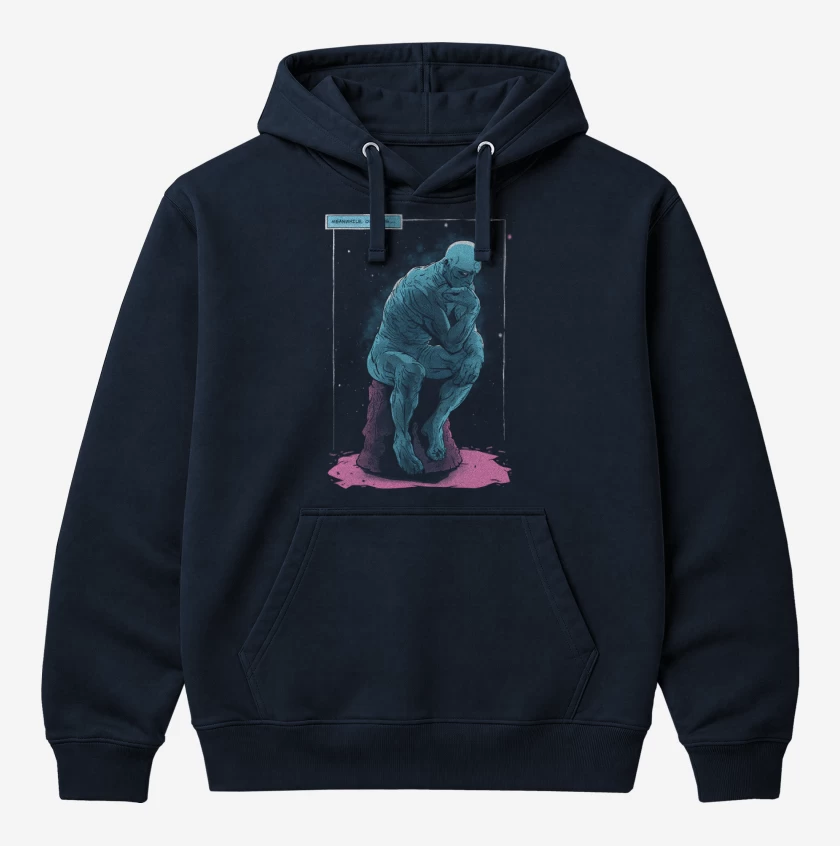 Polerón Canguro Azul Marino de Doctor Manhattan