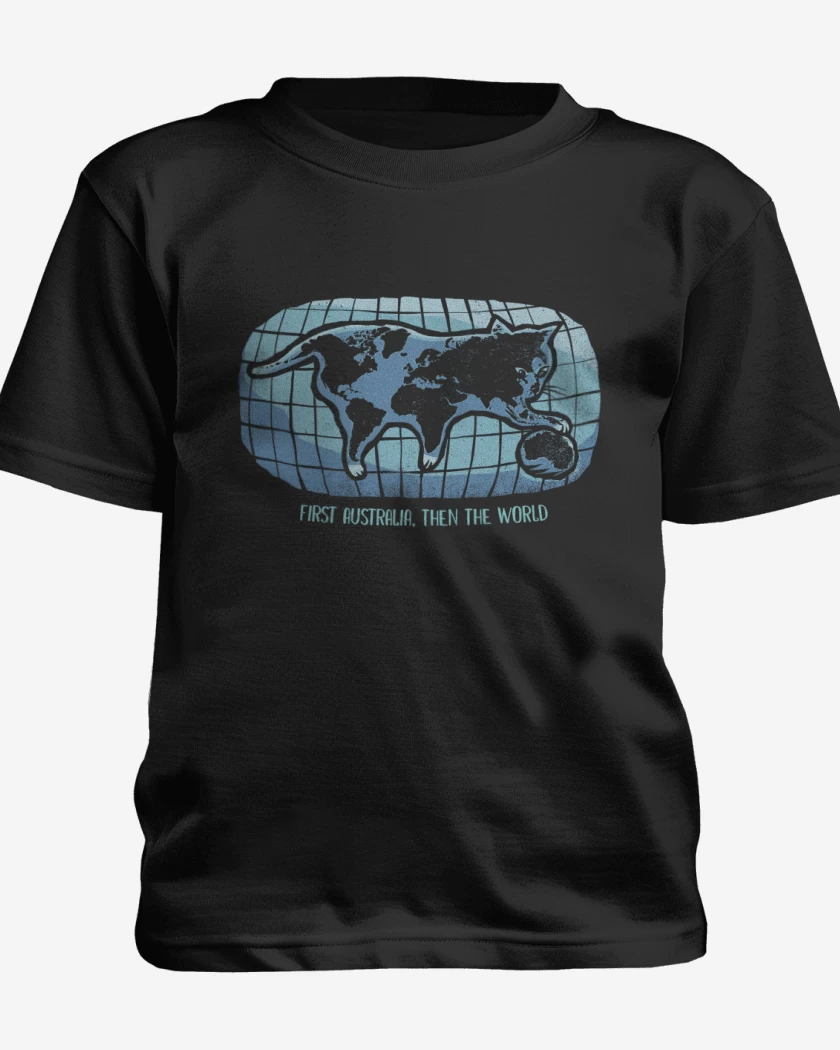 Polera de niño Negro de First Australia, then the World