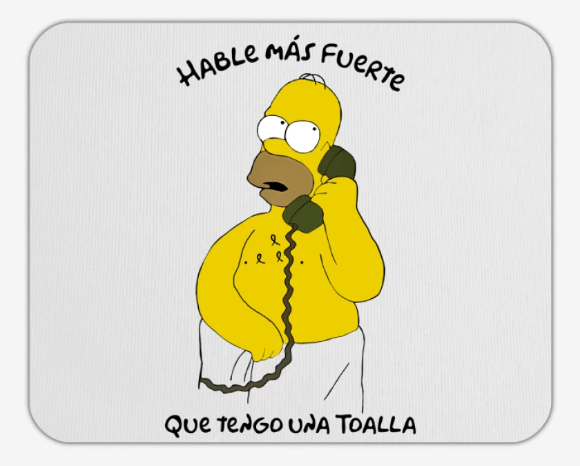 Mousepad Hable más fuerte que tengo una Toalla