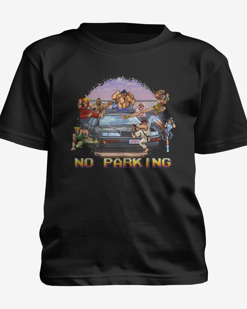 Polera de niño Negro de No parking